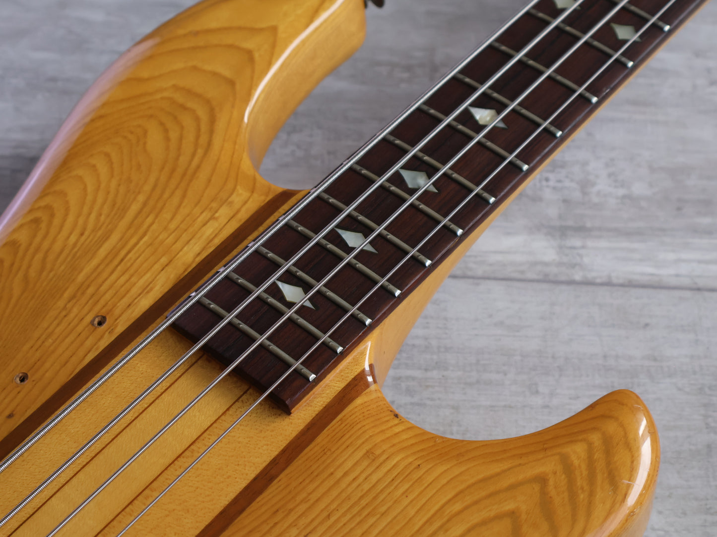 1979 Aria Pro II Japan TSB-550 Thor Sound Neckthrough Bass (Natural)