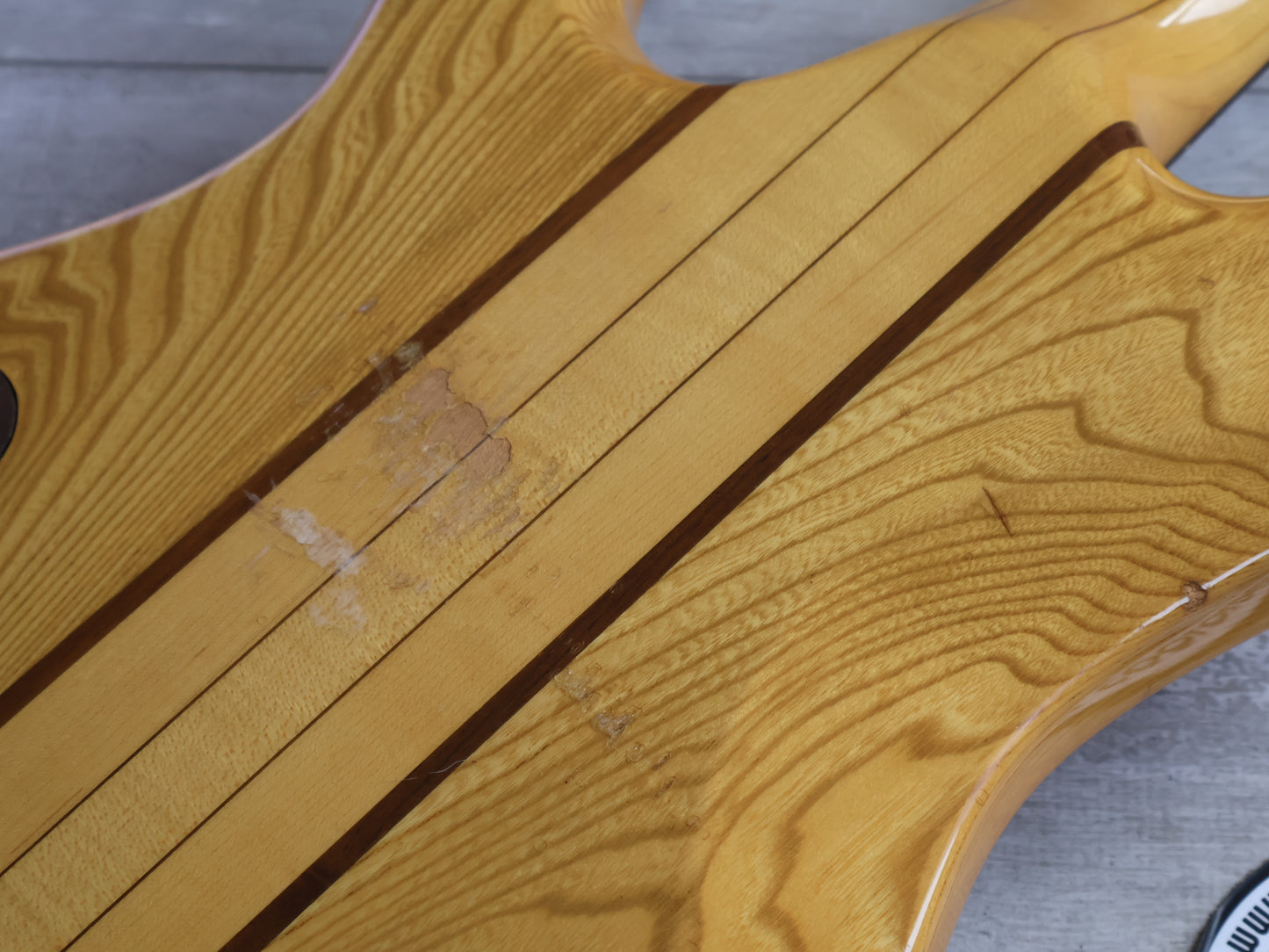 1979 Aria Pro II Japan TSB-550 Thor Sound Neckthrough Bass (Natural)