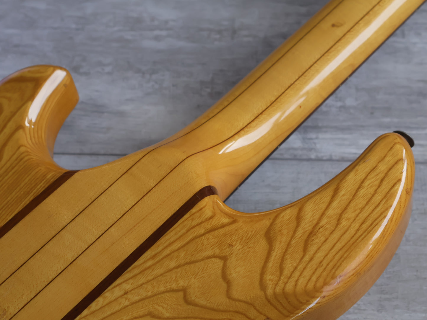 1979 Aria Pro II Japan TSB-550 Thor Sound Neckthrough Bass (Natural)