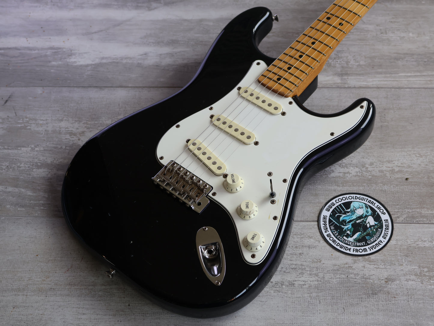 1993 Fender Japan ST72-58 '72 Reissue Stratocaster (Black)