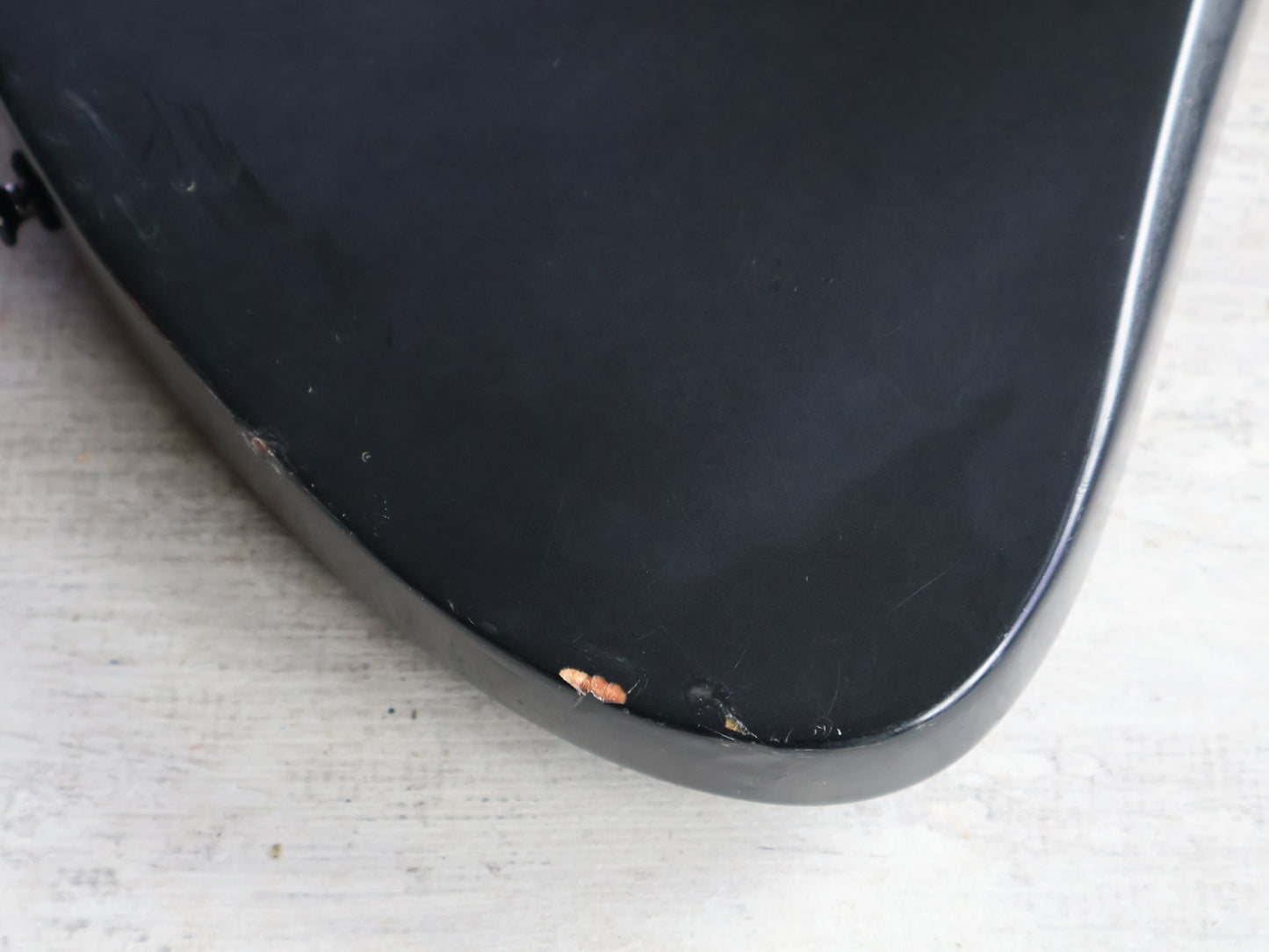 1992 Burny Hide X Japan MG-125S Mockingbird w/Sustainer (Matte Black)