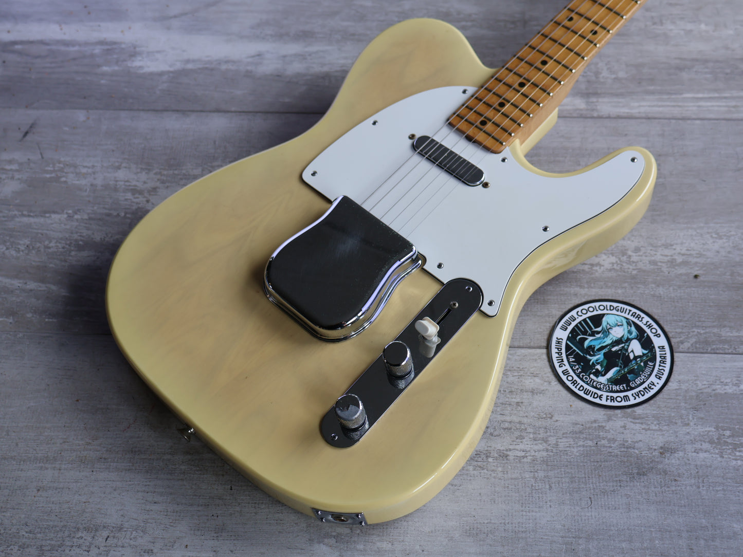 1975 Greco Japan TL-500 Spacey Sounds Telecaster (Transparent Blonde)