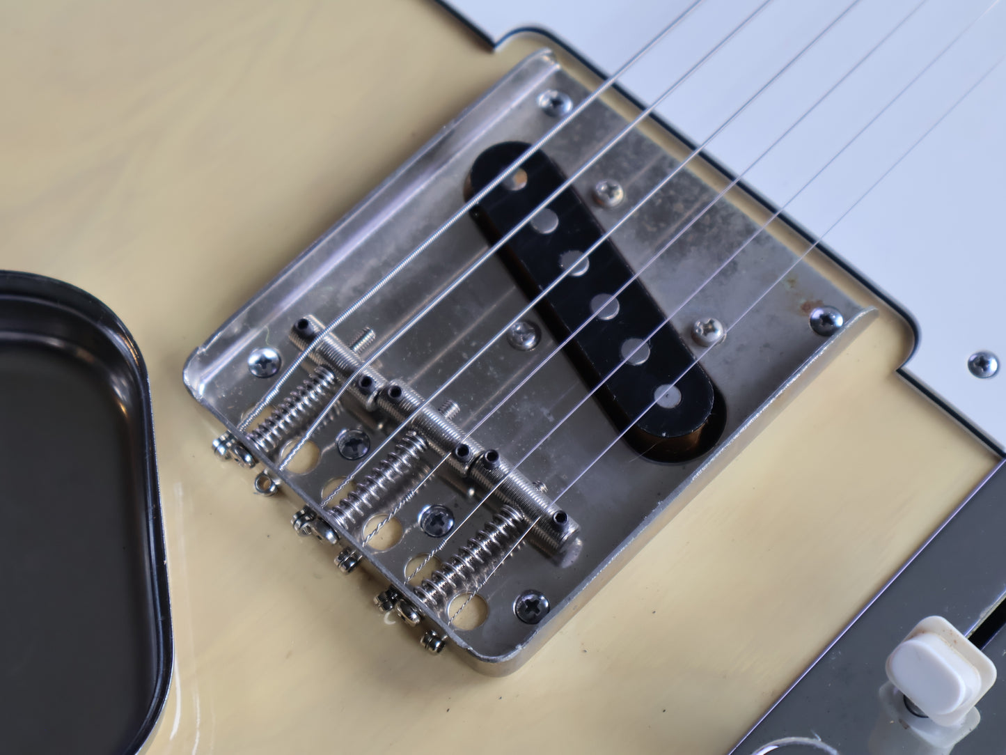 1975 Greco Japan TL-500 Spacey Sounds Telecaster (Transparent Blonde)