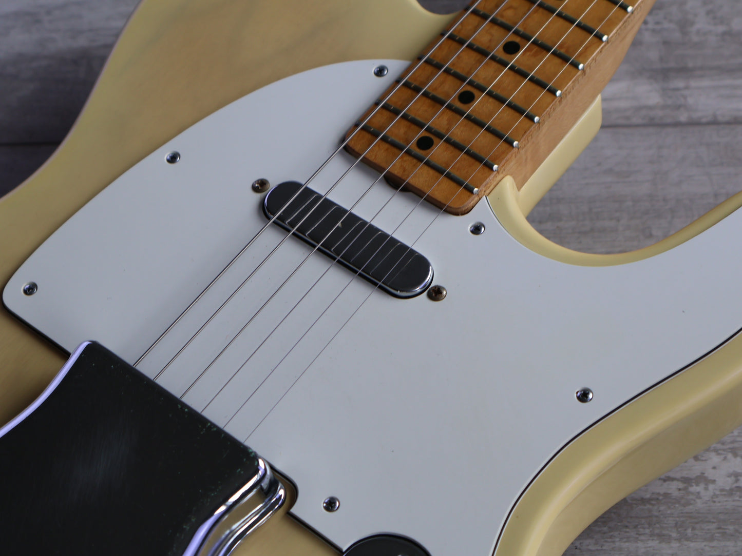 1975 Greco Japan TL-500 Spacey Sounds Telecaster (Transparent Blonde)