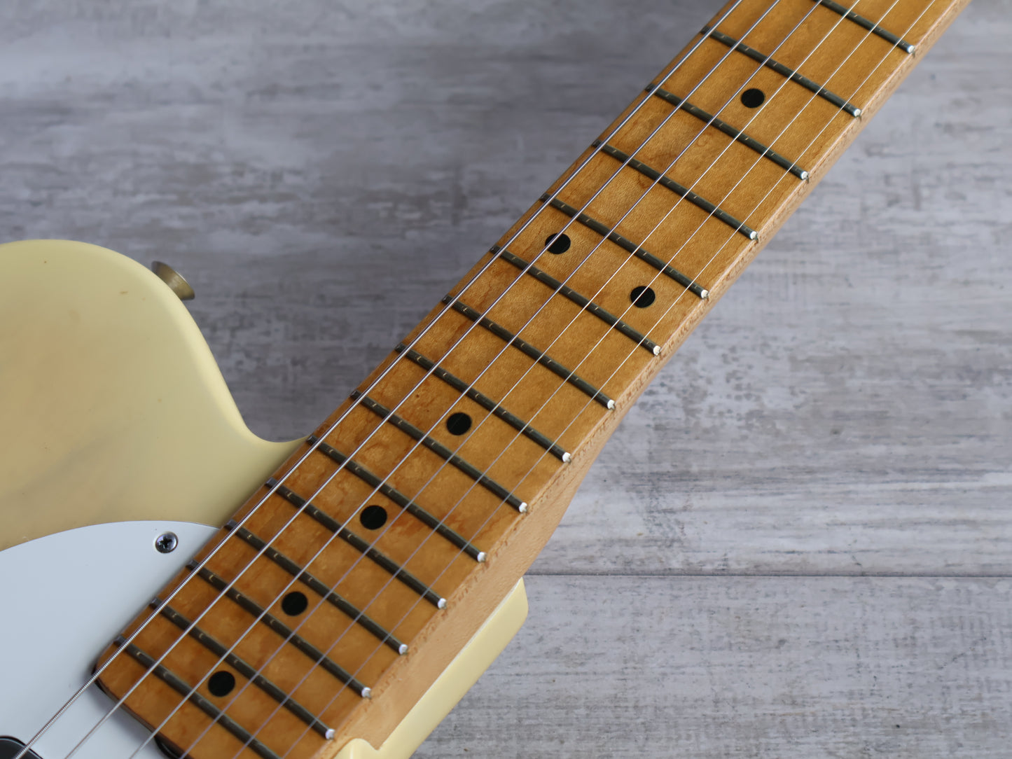 1975 Greco Japan TL-500 Spacey Sounds Telecaster (Transparent Blonde)