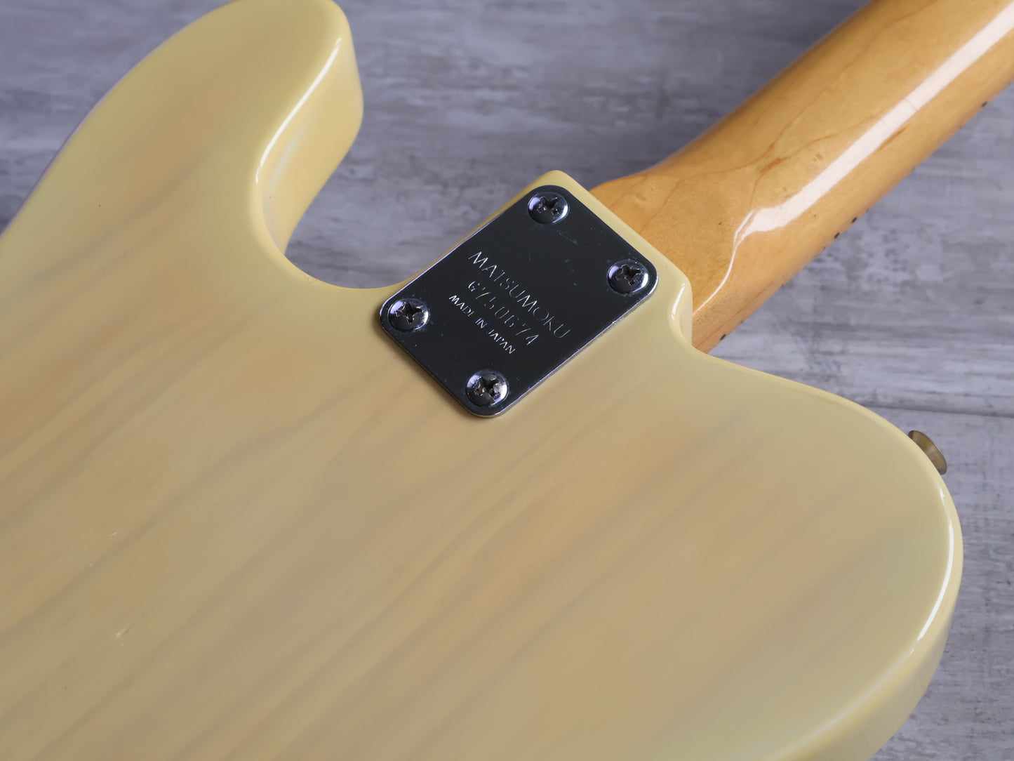 1975 Greco Japan TL-500 Spacey Sounds Telecaster (Transparent Blonde)