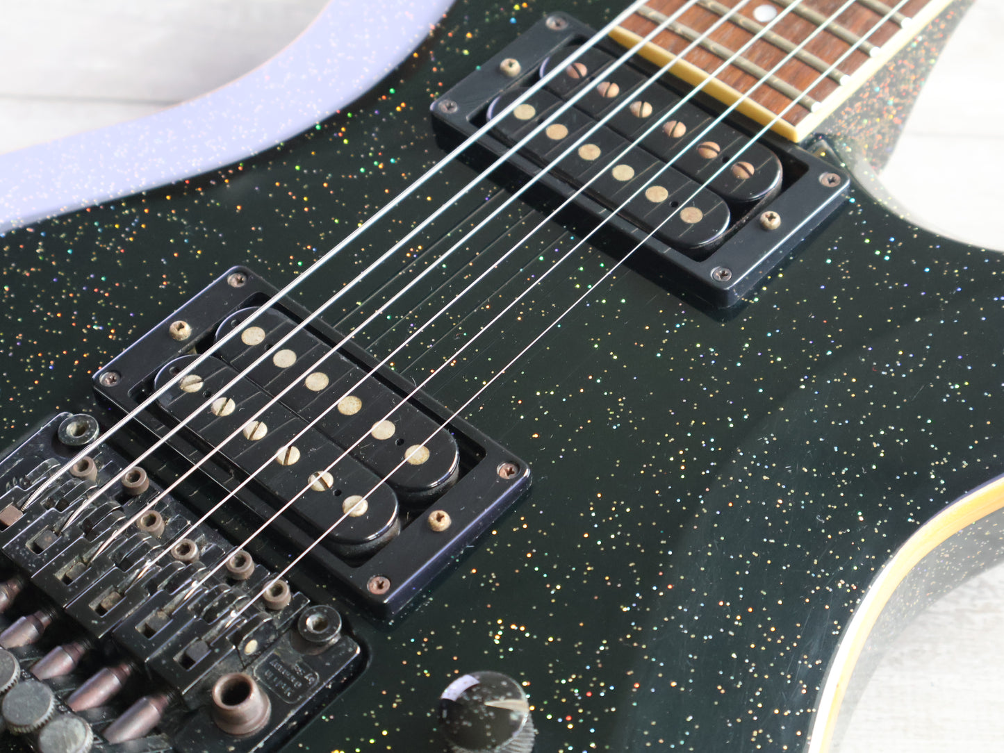 1992 Rockoon (by Kawai Japan) RD-85 Double Cutaway (Black Projector)