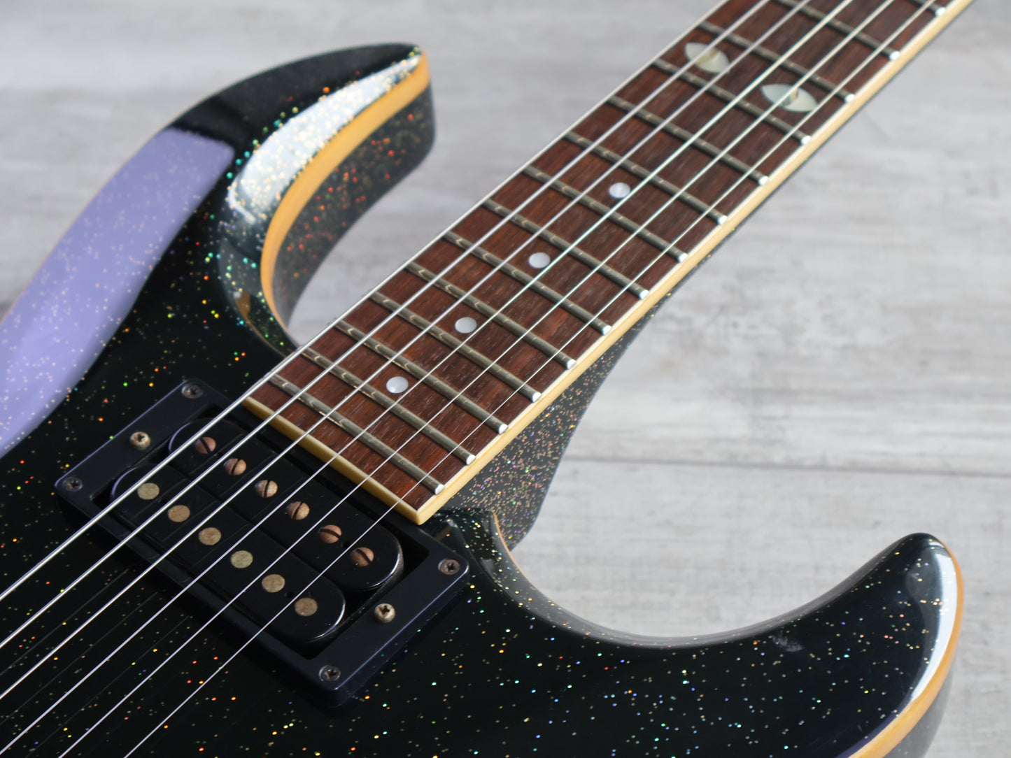 1992 Rockoon (by Kawai Japan) RD-85 Double Cutaway (Black Projector)