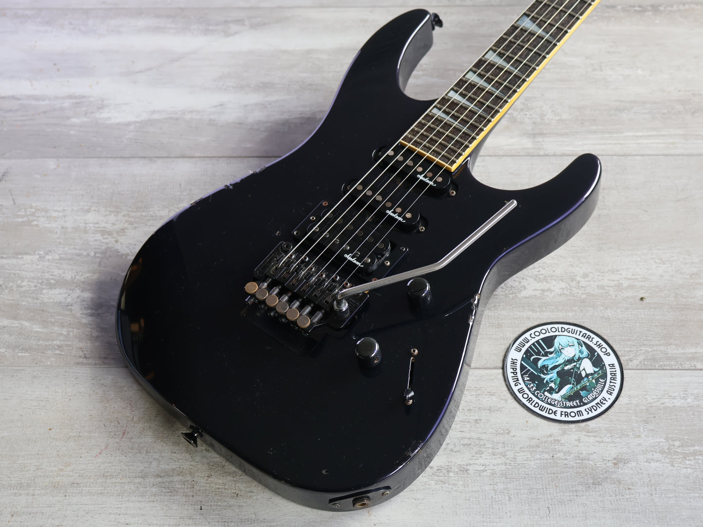 1993 Jackson Japan "Standard" Soloist Neckthrough Superstrat (Metallic Purple)