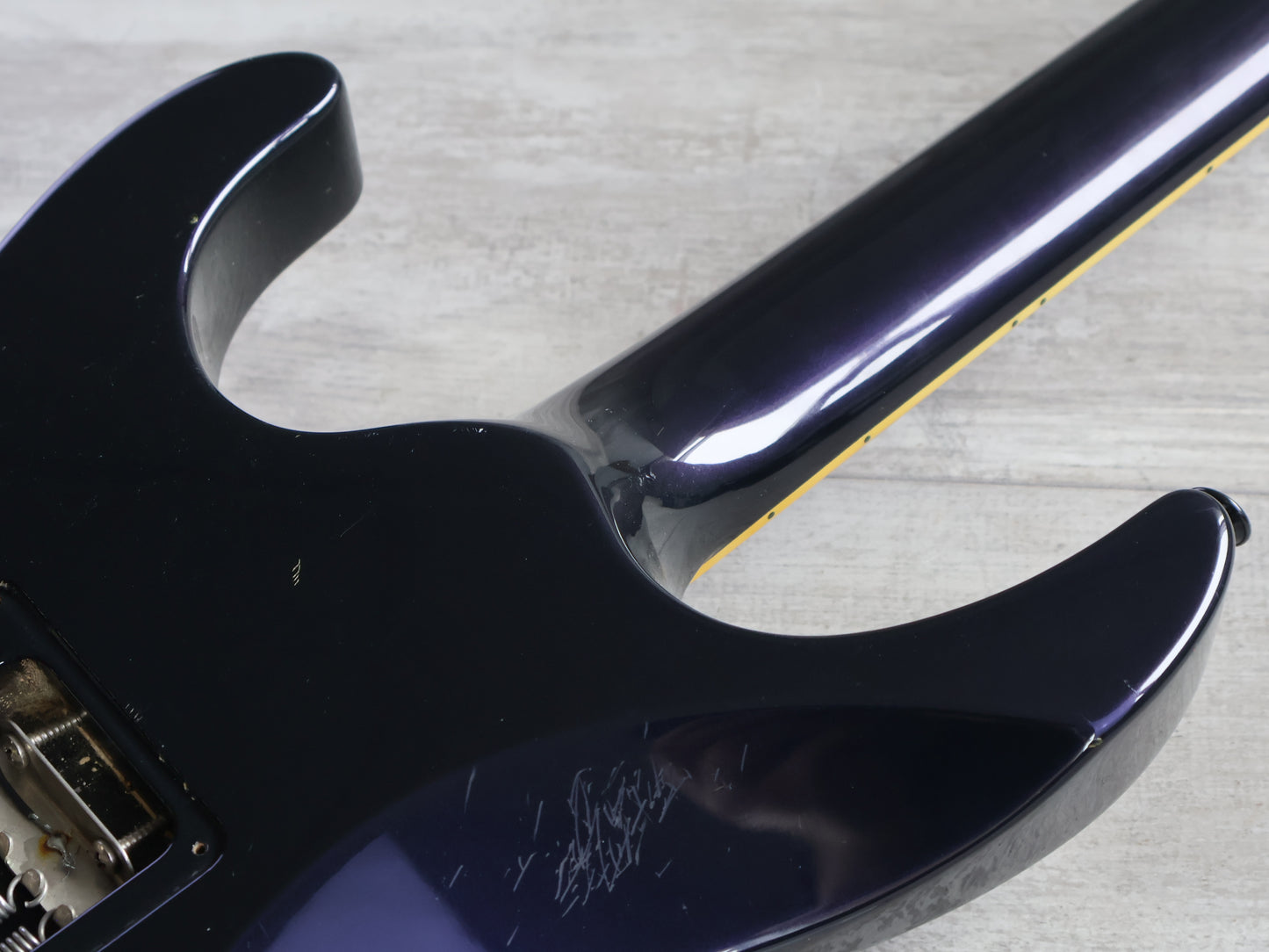 1993 Jackson Japan "Standard" Soloist Neckthrough Superstrat (Metallic Purple)