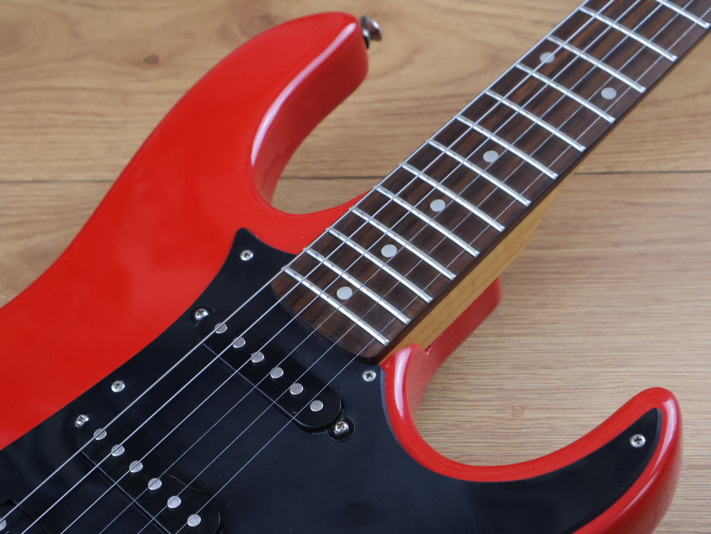 1994 Ibanez VZR-140/RD Silver Cadet Superstrat (Fiesta Red)