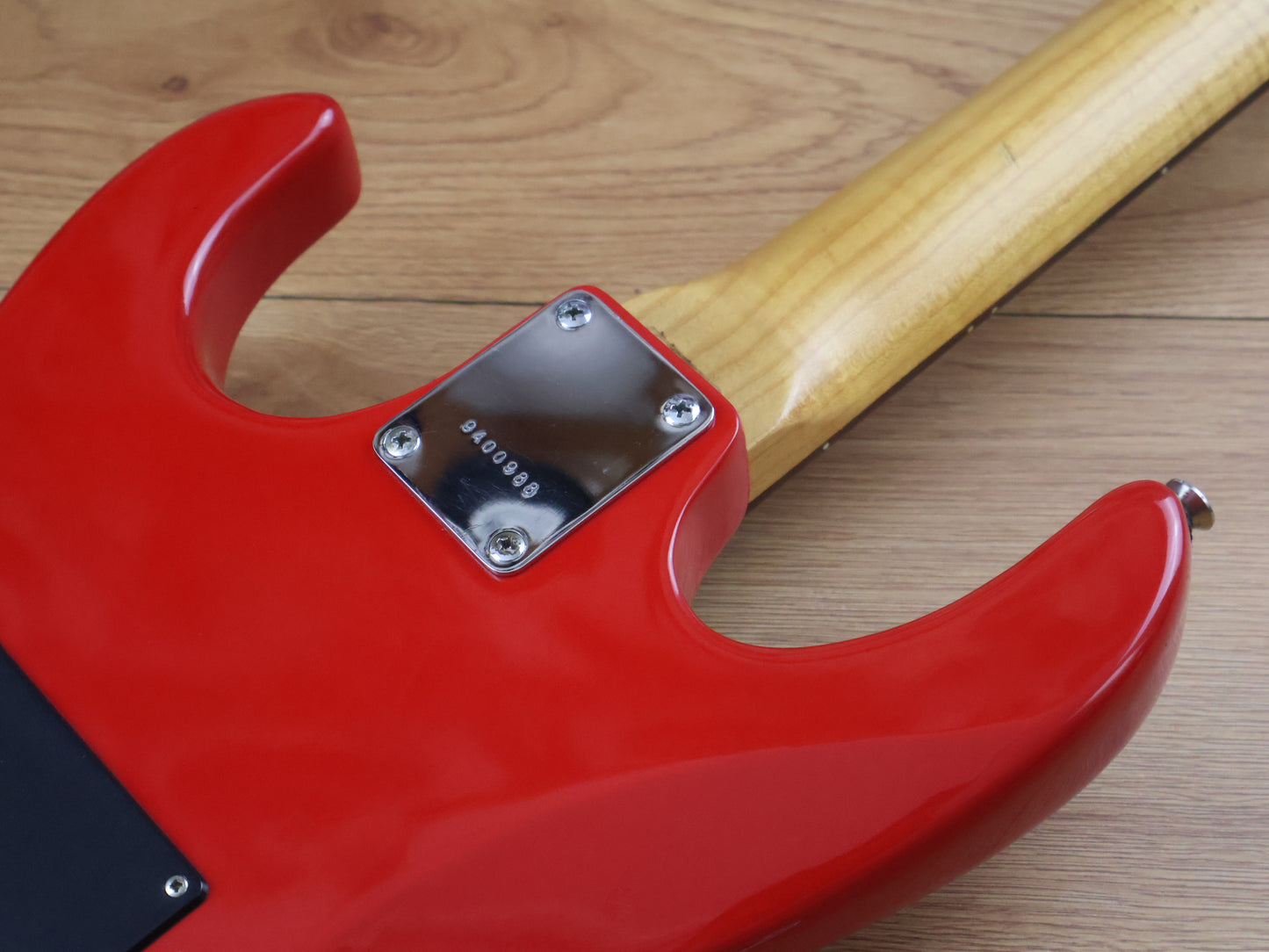 1994 Ibanez VZR-140/RD Silver Cadet Superstrat (Fiesta Red)