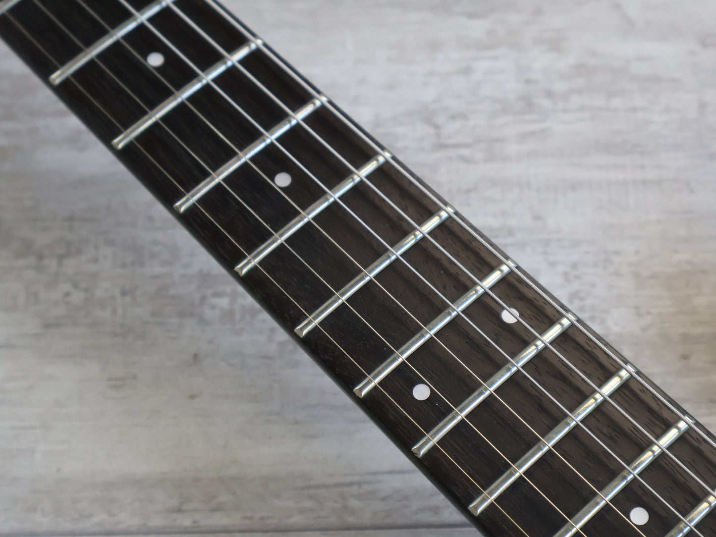 1986 Ibanez Japan Axstar AX75L Left Handed LH Headless Guitar (Black)