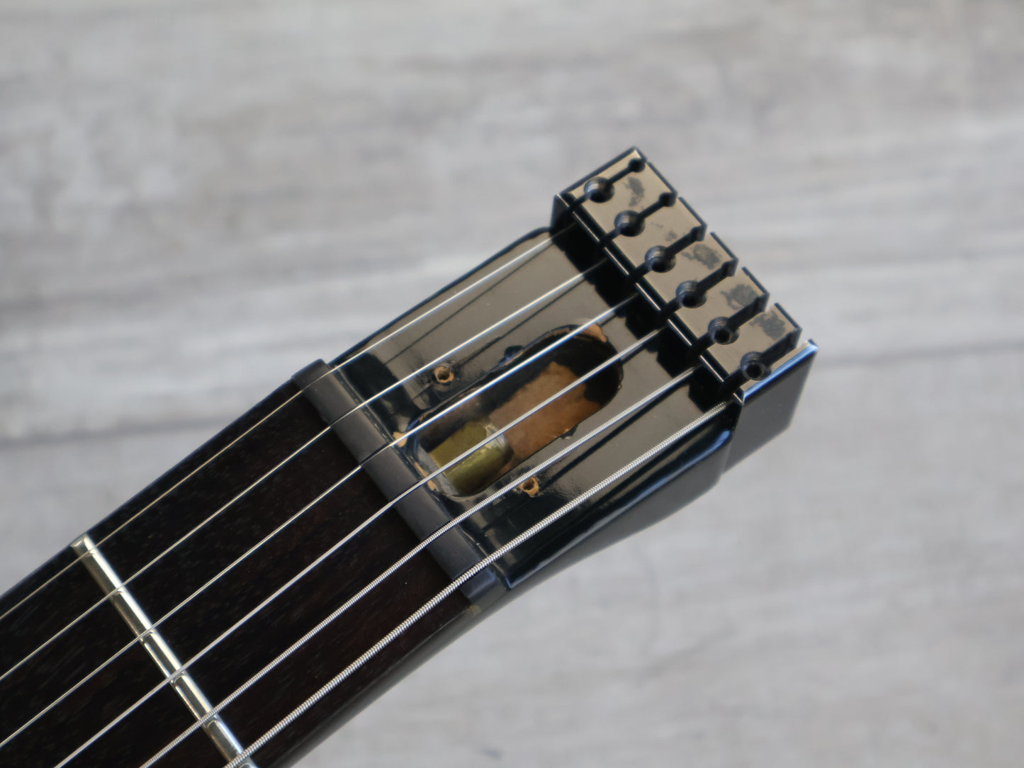 1986 Ibanez Japan Axstar AX75L Left Handed LH Headless Guitar (Black)