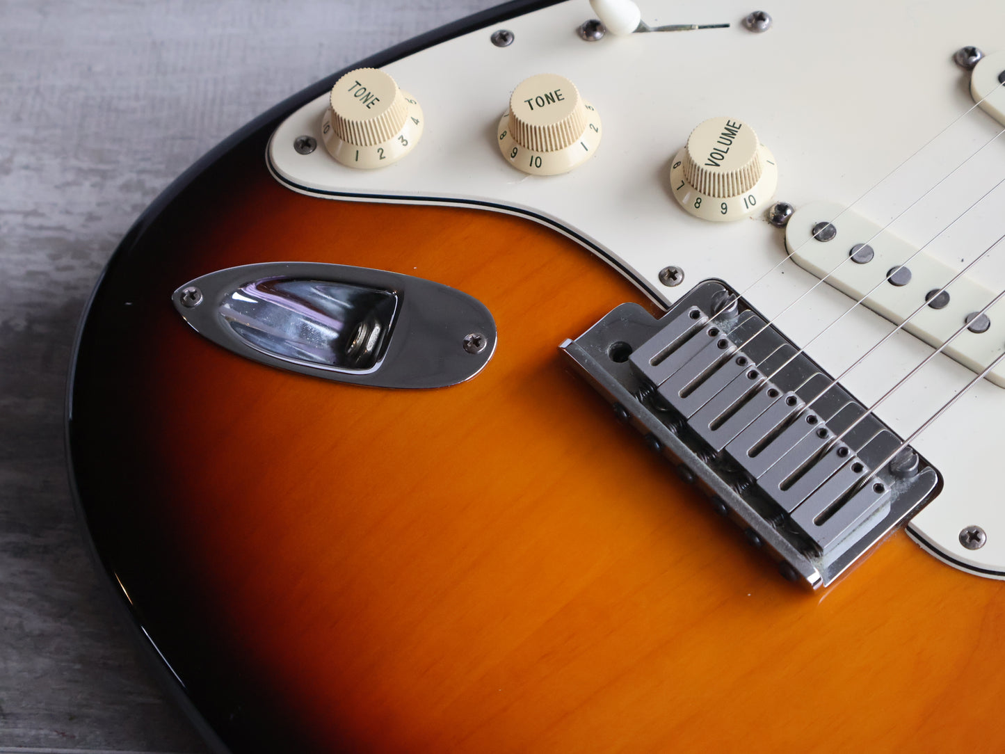 1996 Fender USA LH Left Handed American Standard Stratocaster (Sunburst)