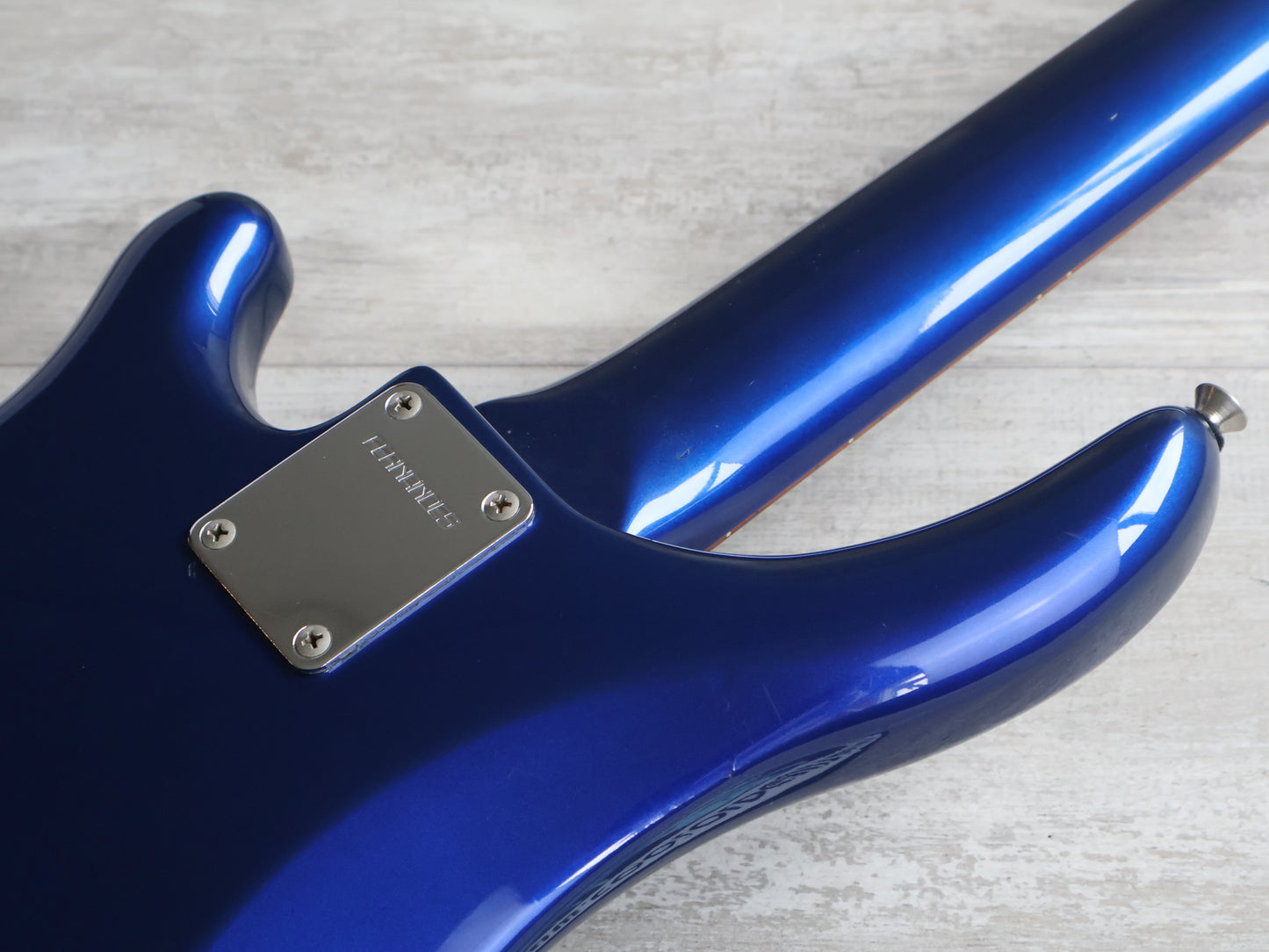 1990's Fernandes Japan FRB-45 Revolver Fretless Bass (Blue)