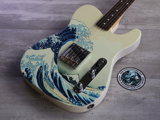 2026 Fender Japan "Harajuku Flagship Exclusive" Art Canvas Esquire (Hokusai Great Wave)