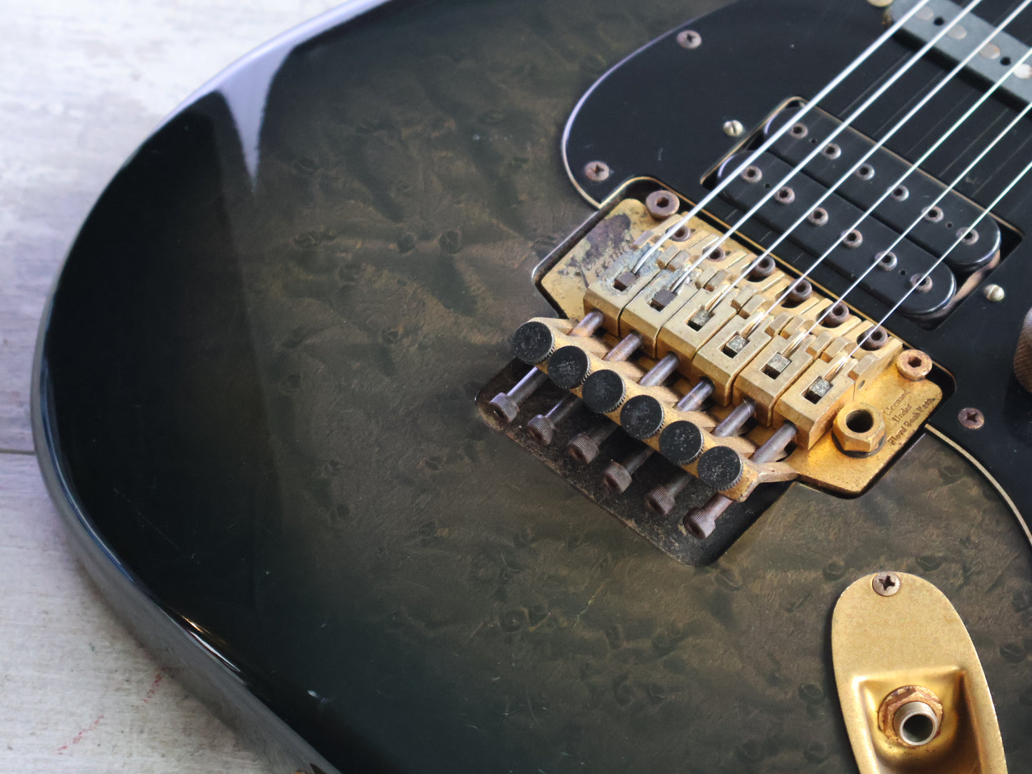 1988 Fender Japan STR-75 "Pro Feel" HSS Superstrat (Charcoal Grey Burst)