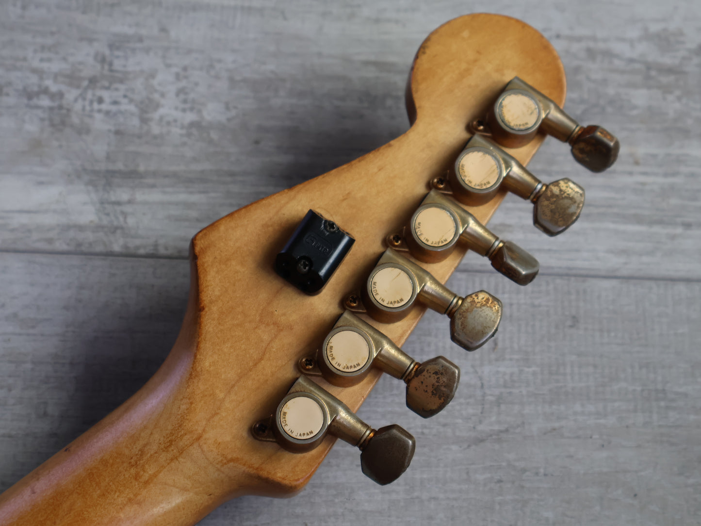 1988 Fender Japan STR-75 "Pro Feel" HSS Superstrat (Charcoal Grey Burst)