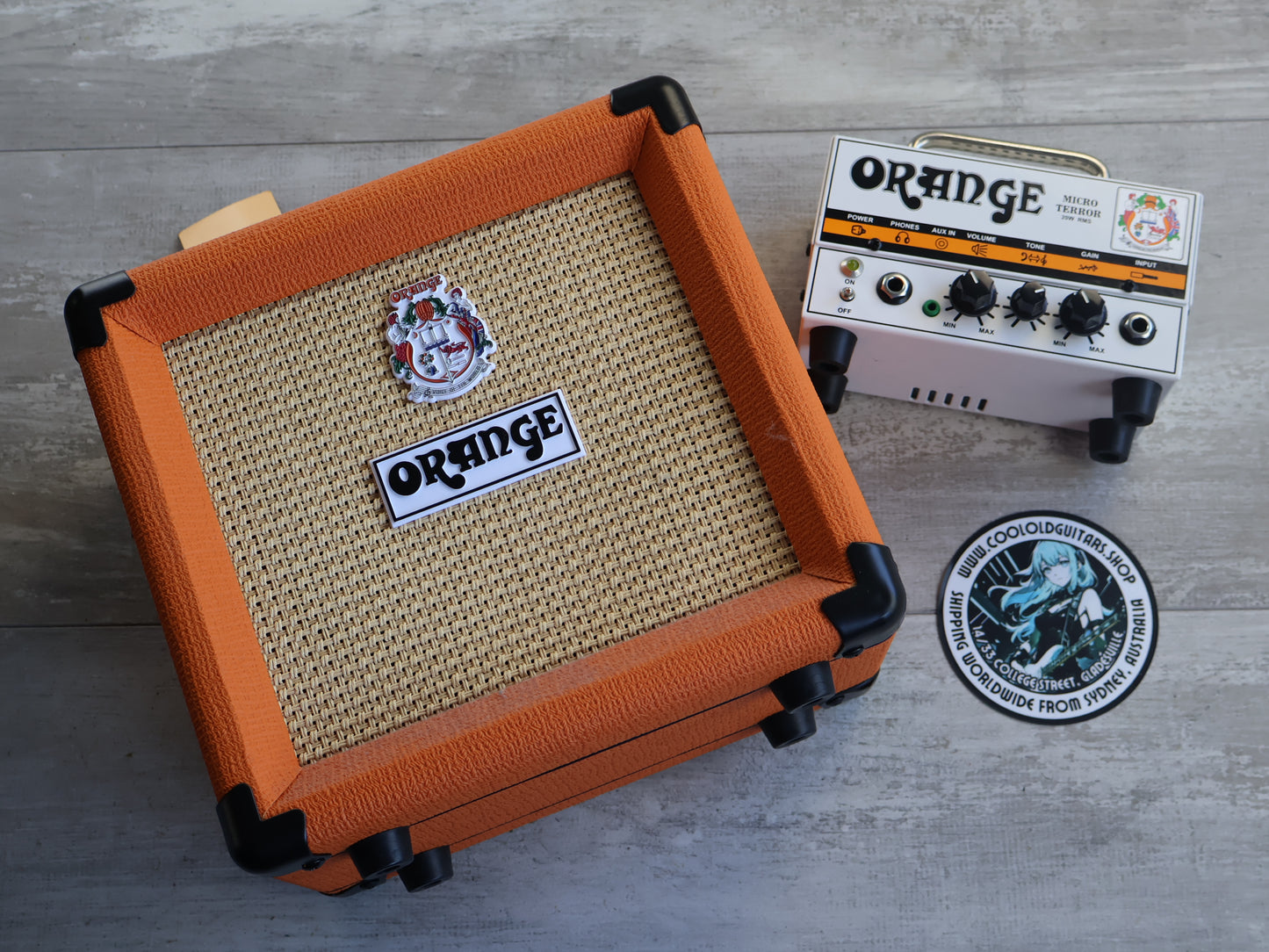 Orange MT20 Micro Terror Guitar Head w/PPC108 1X8 Cab