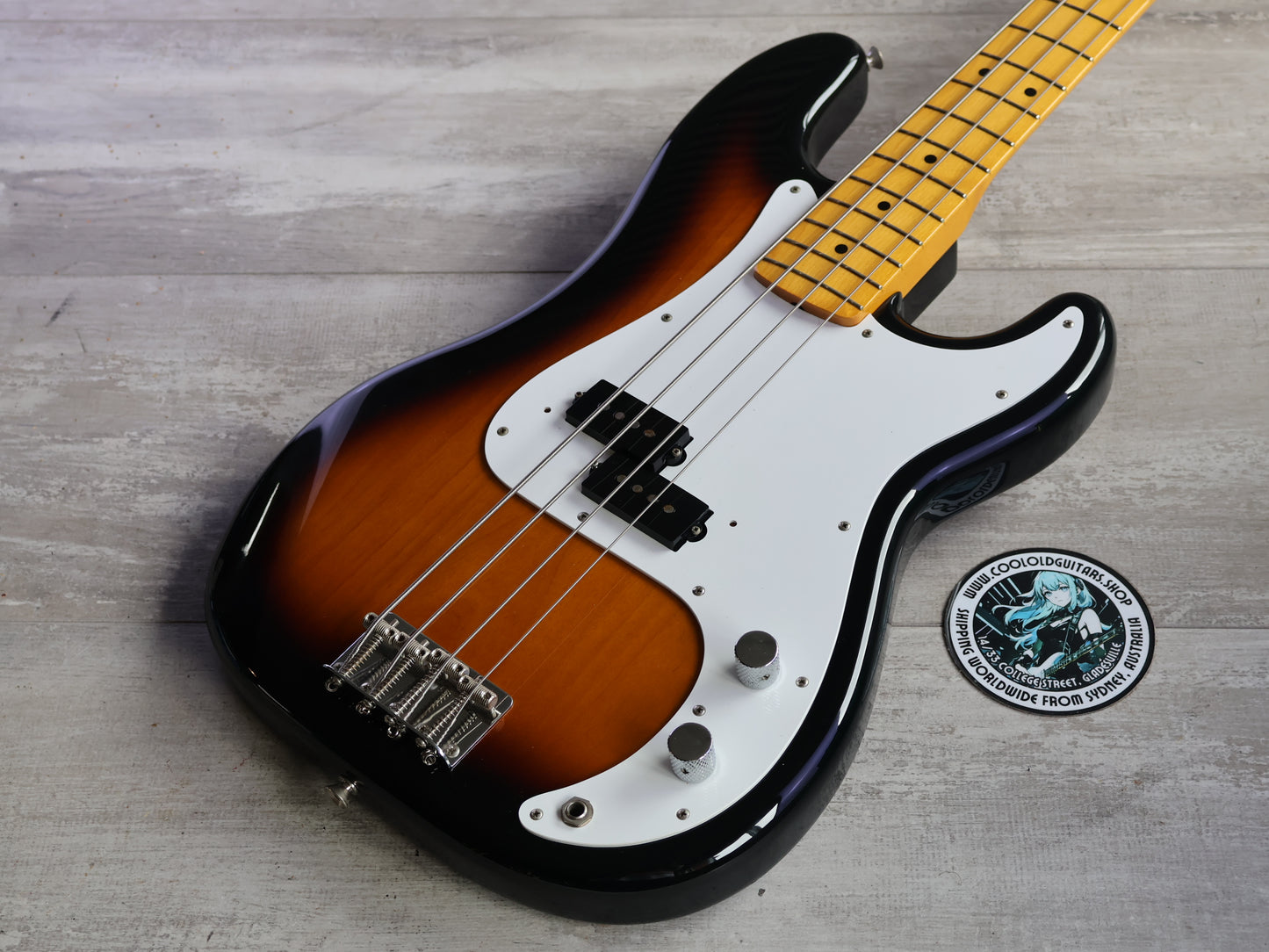 1999 Fender Japan PB57-53 '57 Reissue Precision Bass (Brown Sunburst)