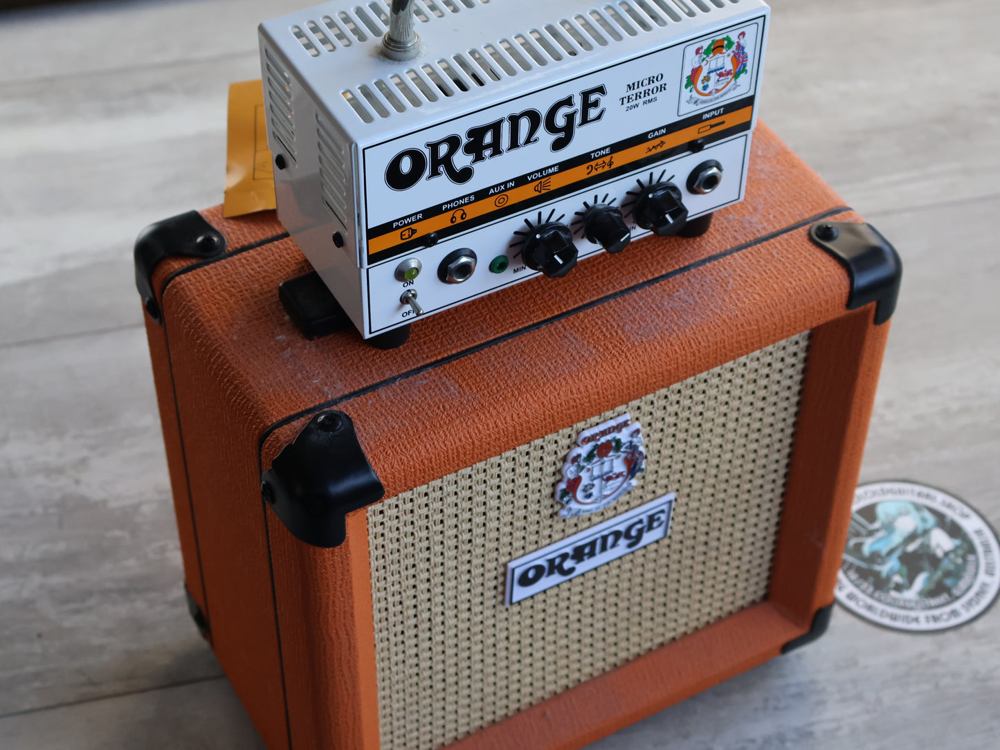 Orange MT20 Micro Terror Guitar Head w/PPC108 1X8 Cab