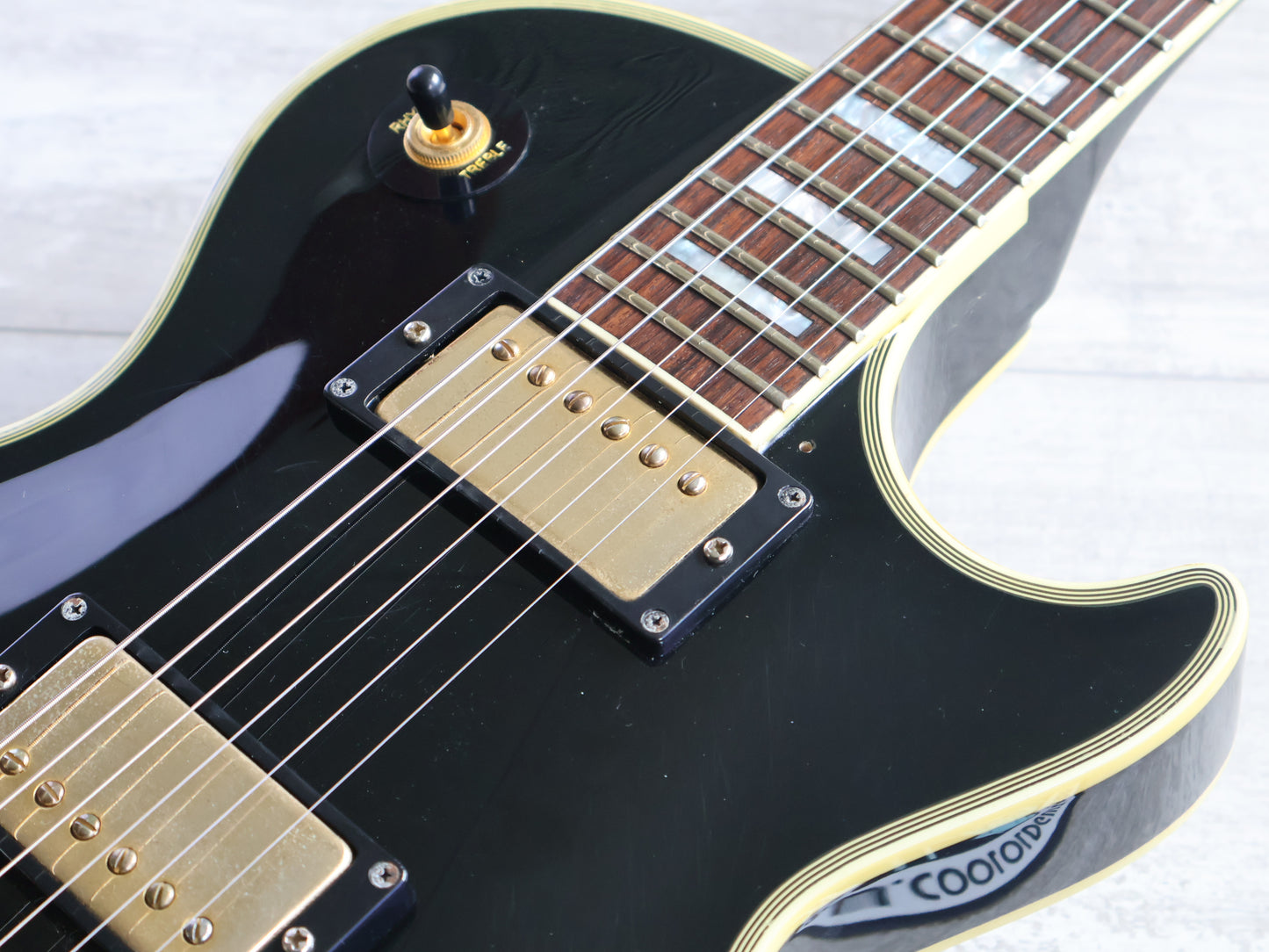 2004 Burny (Fernandes) RLC-55 Les Paul Custom (Black)