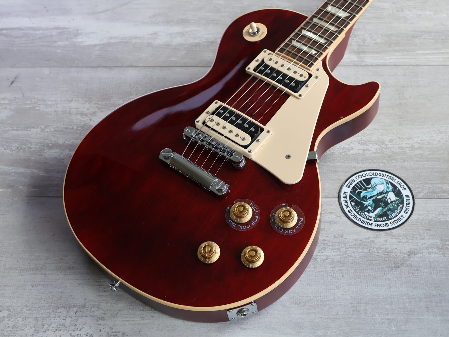 2010 Gibson USA LP Traditional Pro V (Wine Red)