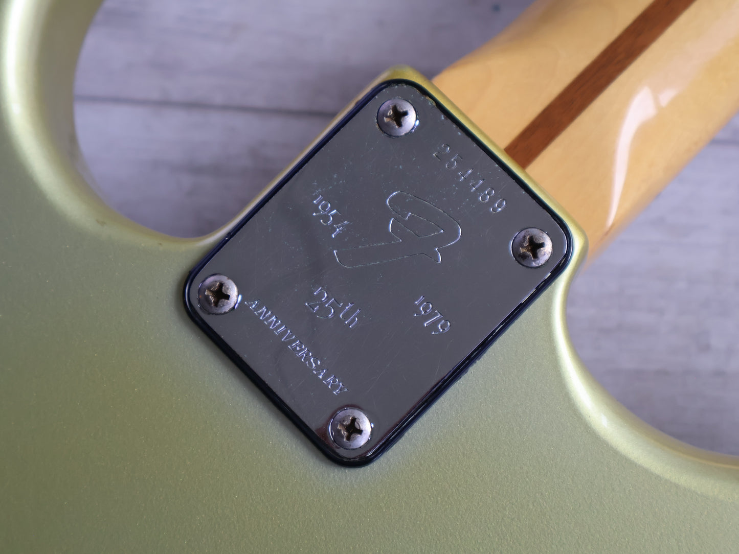 1979 Fender USA 25th Anniversary Model Stratocaster (Anniversary Silver)