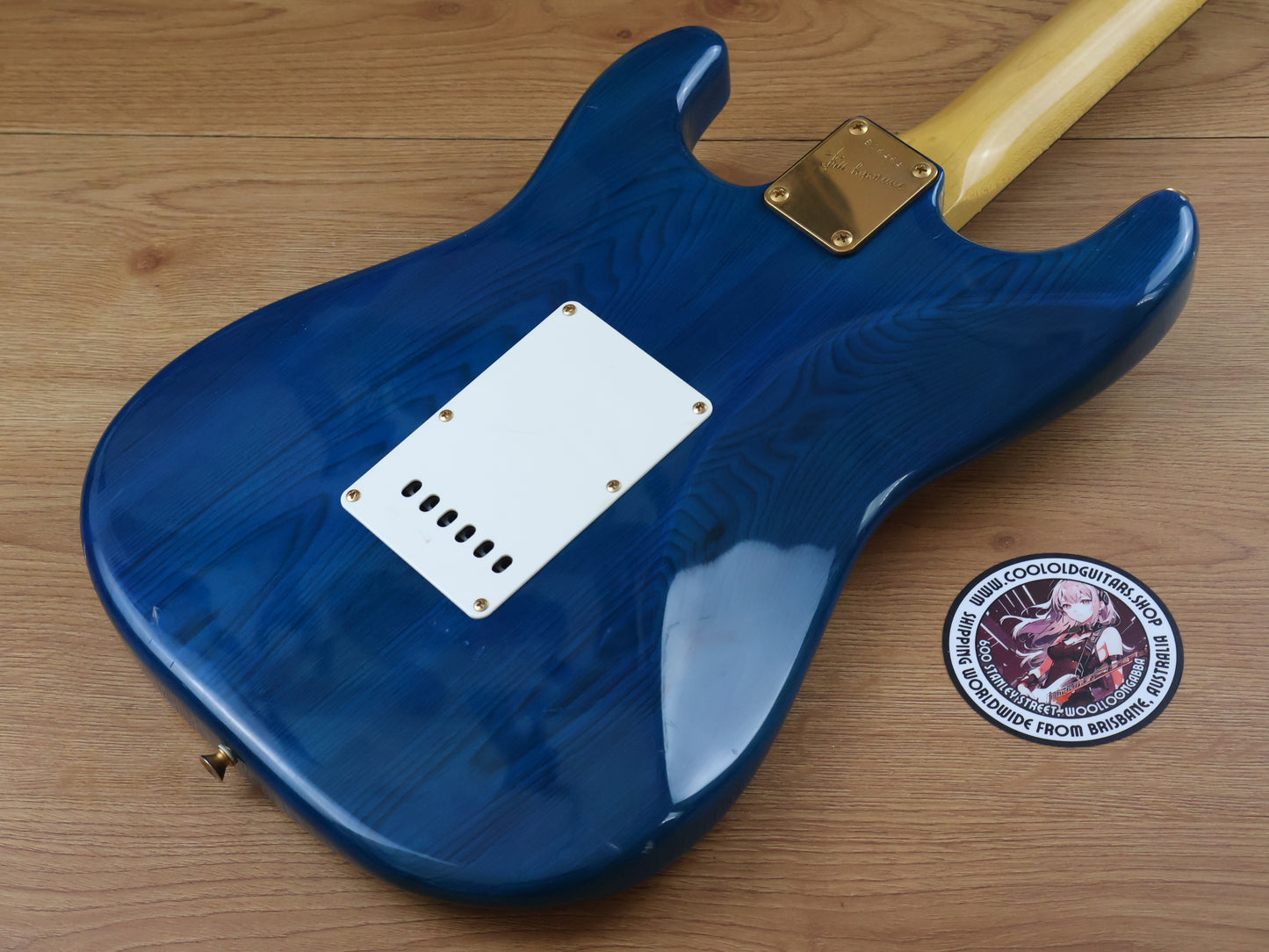 1980's Bill Lawrence (by Morris Japan) BC2R-70G Stratocaster (Transparent Blue)
