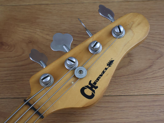 1990's Charvel Japan EOV-42 Jazz Bass (Metallic Purple)
