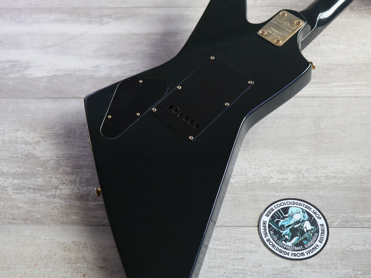 1983 Aria Pro II Japan ZZ Deluxe Explorer (Black/Red)