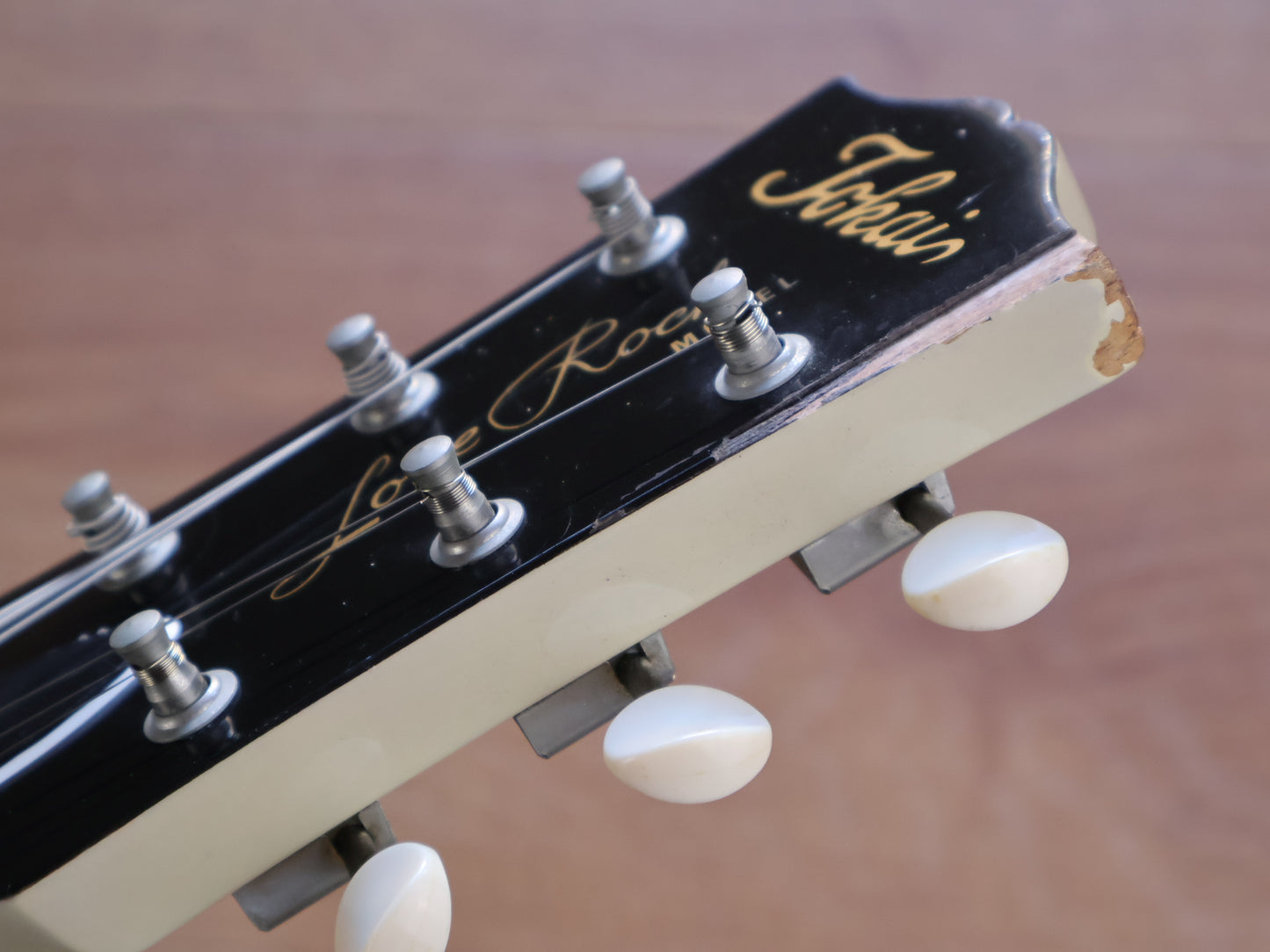 2010 Tokai Japan LSJ80 Les Paul Junior (See Thru White)