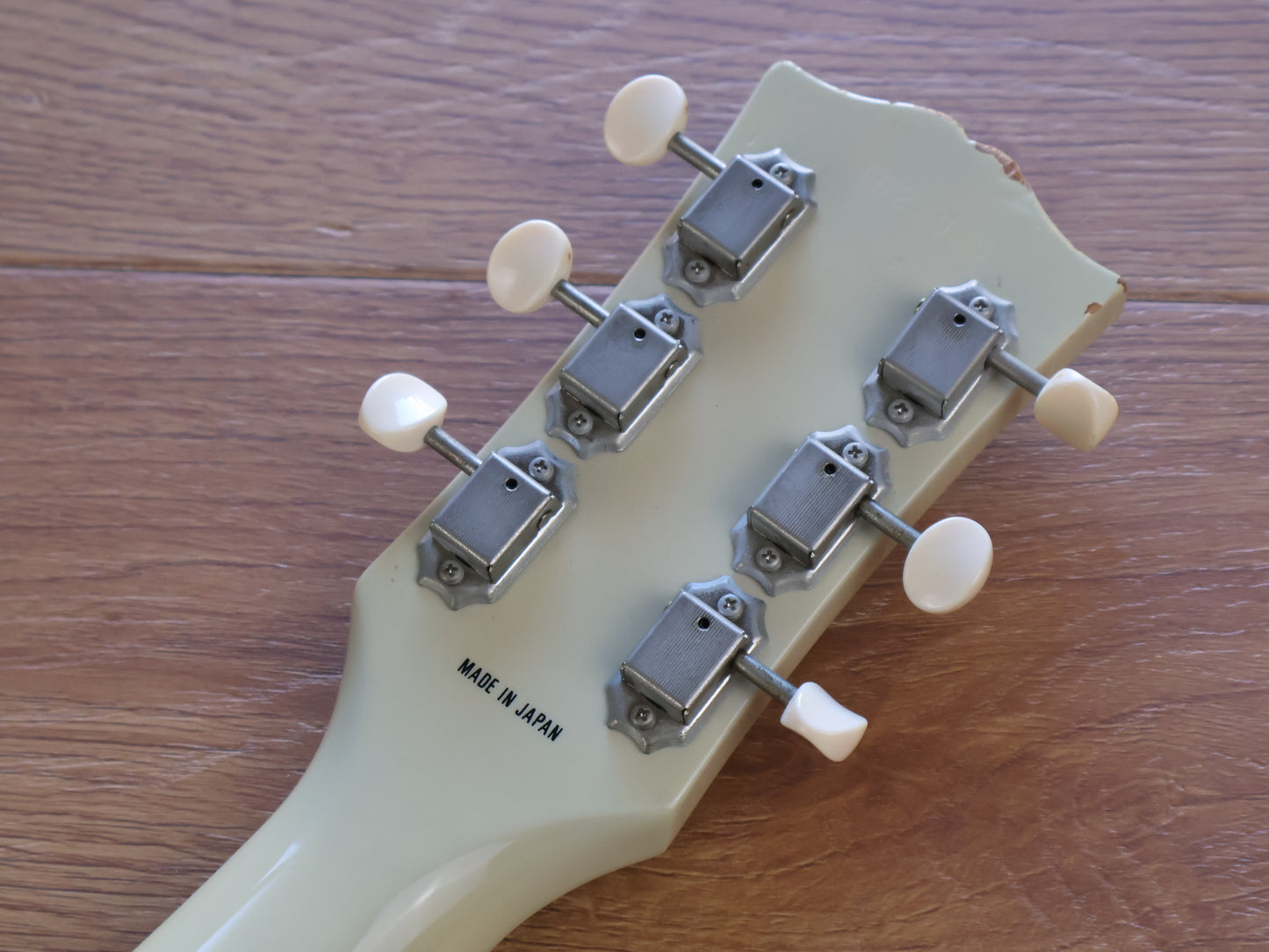2010 Tokai Japan LSJ80 Les Paul Junior (See Thru White)