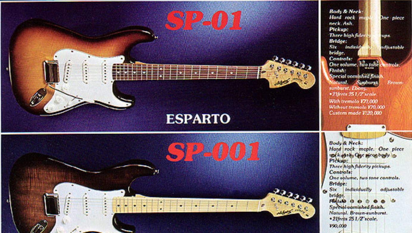 1977 Navigator (by ESP Japan) Esparto SP-01 '62 Reissue Stratocaster (Brown Sunburst)