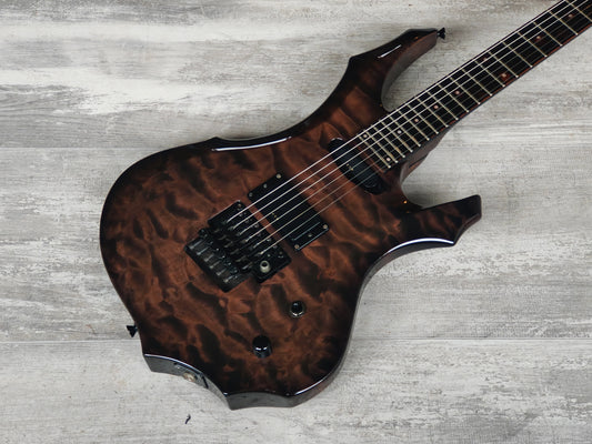 2000's Edwards (by ESP) E-P-98a Pierrot Artist Model F Series (Brown)