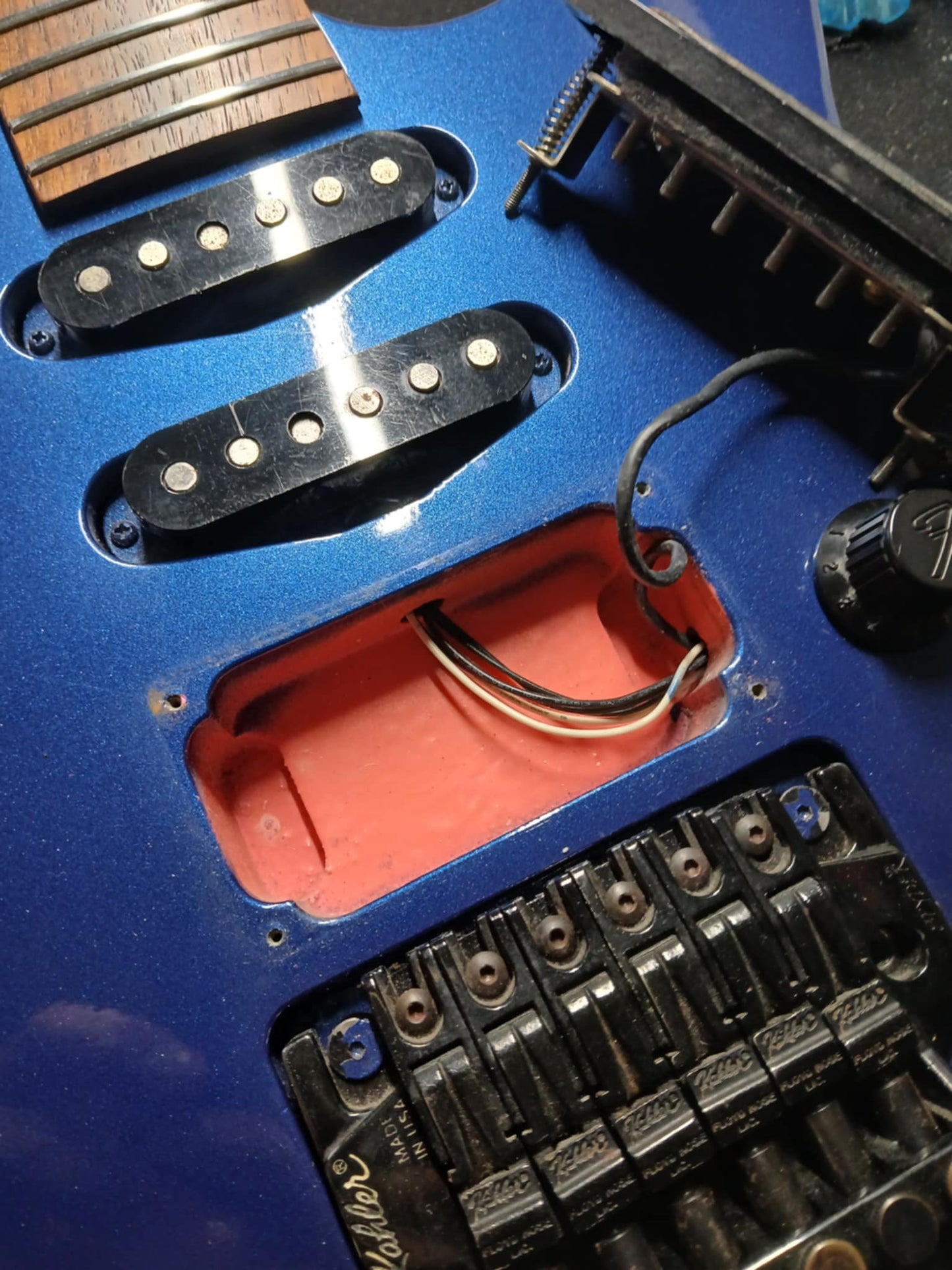 1989 Fender Japan "HM Strat" (Refinished Metallic Blue)