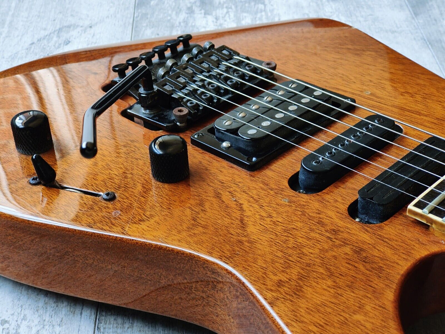 1990 Grover Jackson Japan Dinky HSH (Natural Brown)