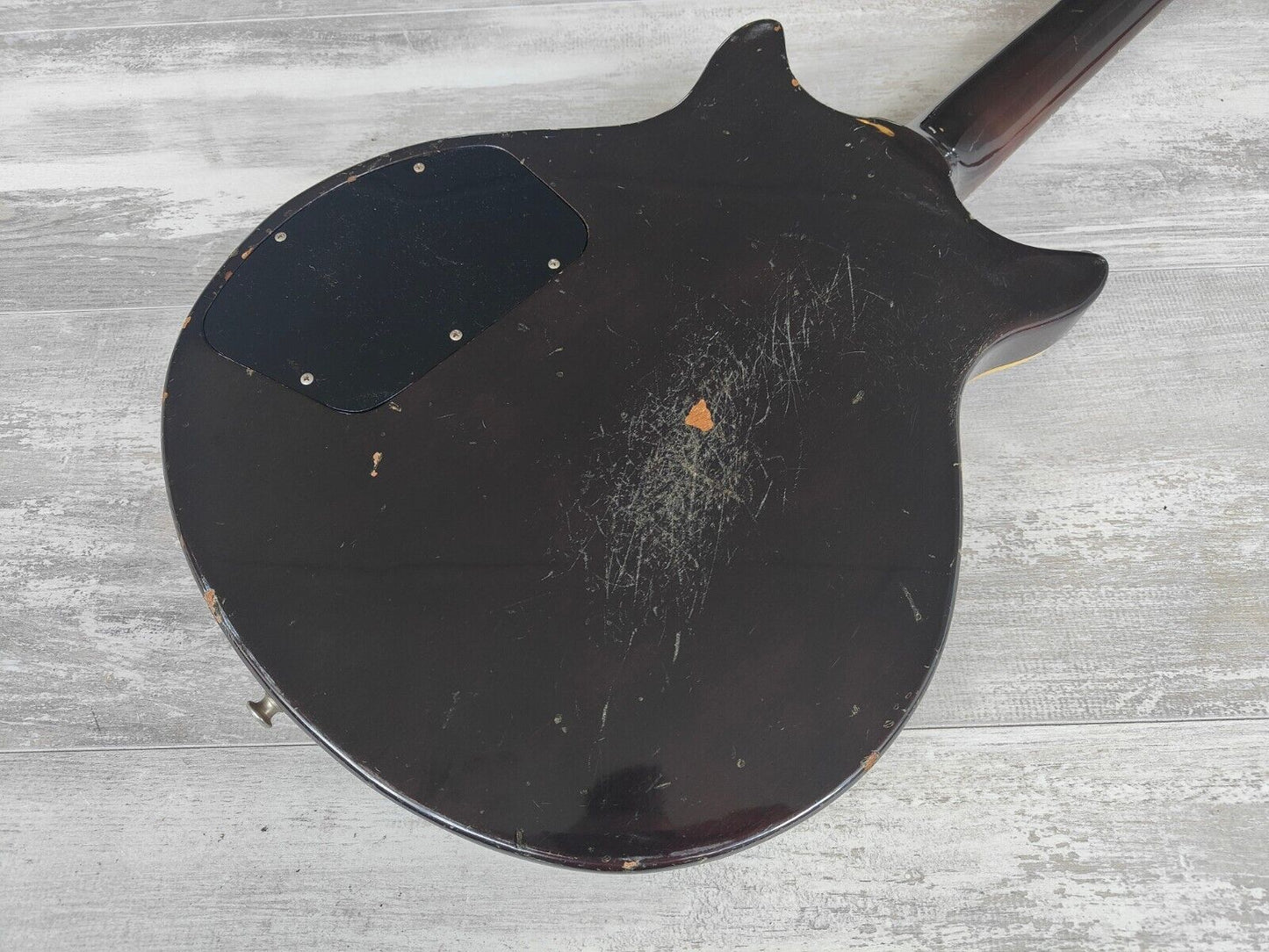 1977 Greco Japan MR-600 "Mick Ralphs" Double Cutaway w/P90's (Brown Sunburst)