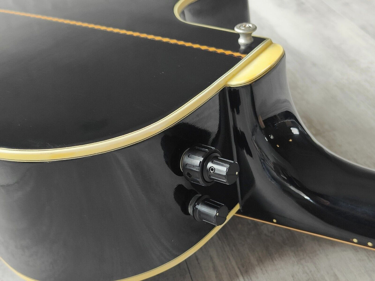 1985 Tokai Japan TEA-60D Electric Acoustic Guitar (Black)