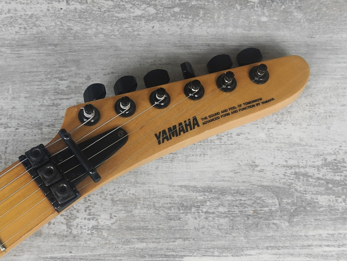 1989 Yamaha Japan MG-M2G Neon Special Edition Electric Guitar (Purple Neon)