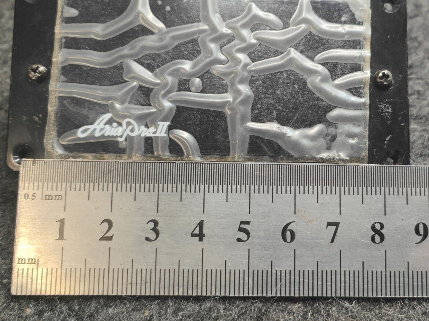 1980's Gotoh (Aria Pro II) Japan NOS Covered Chrome AH-1 Humbuckers (Black)