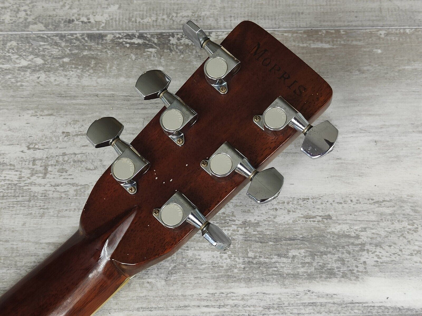 1980's Morris Japan W-40 Acoustic Guitar (Natural) W/Case