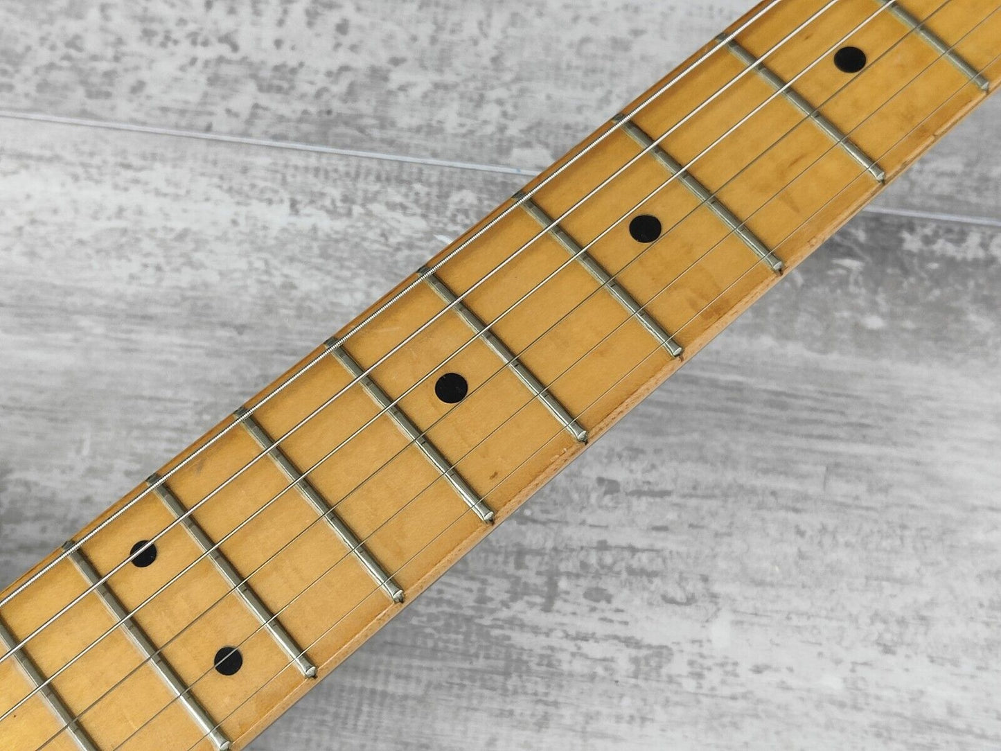 1976 Westminster (by Matsumoku) Japan L390S L6-S Style Single Cutaway (Sunburst)