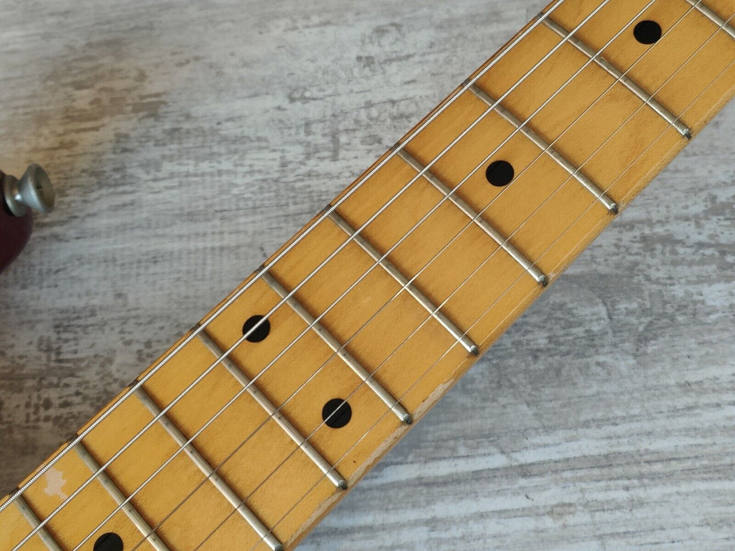 1983 Fender Japan JV Series '57 Vintage Stratocaster (Red) w/USA Pickups