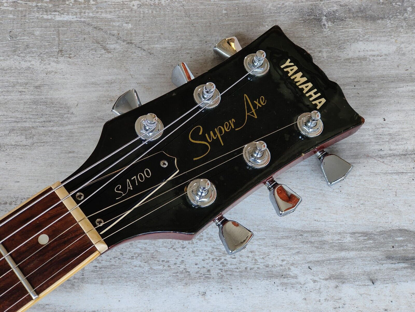 1980 Yamaha Japan SA-700 ES-335 Semi Hollowbody Electric Guitar (Persimmon Red)