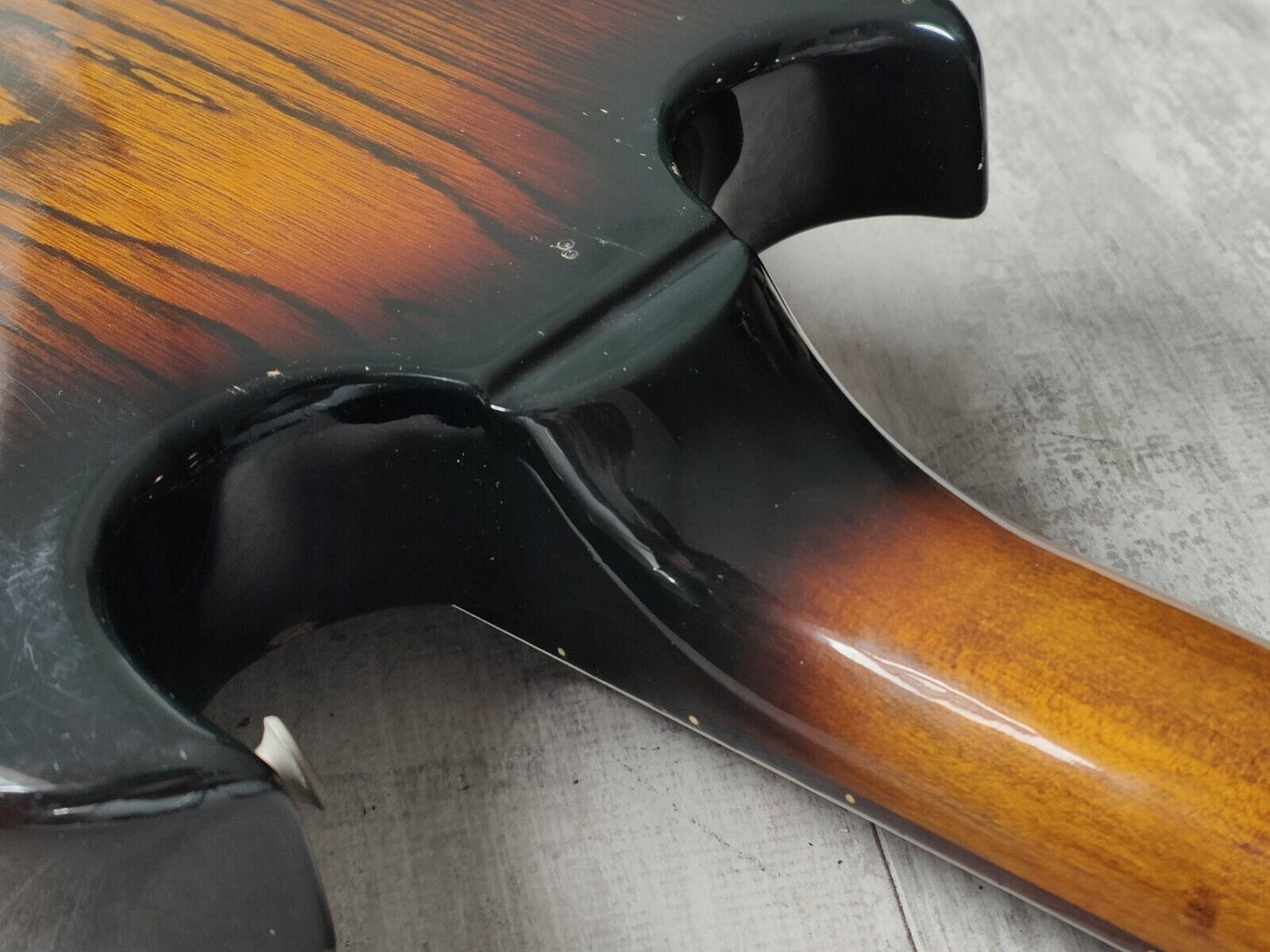 1981 Aria Pro II Japan CS-400 Cardinal Double Cutaway (Brown Sunburst)