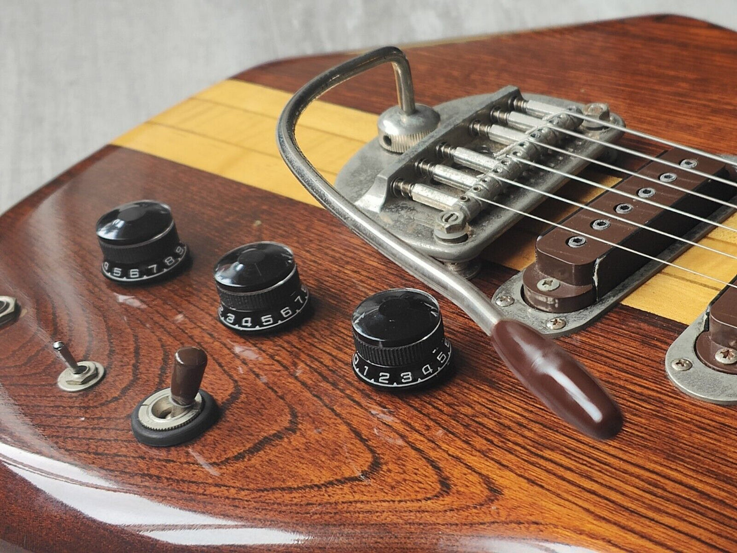 1979 Greco Japan GOII750 Neckthrough Stratocaster (Brown)