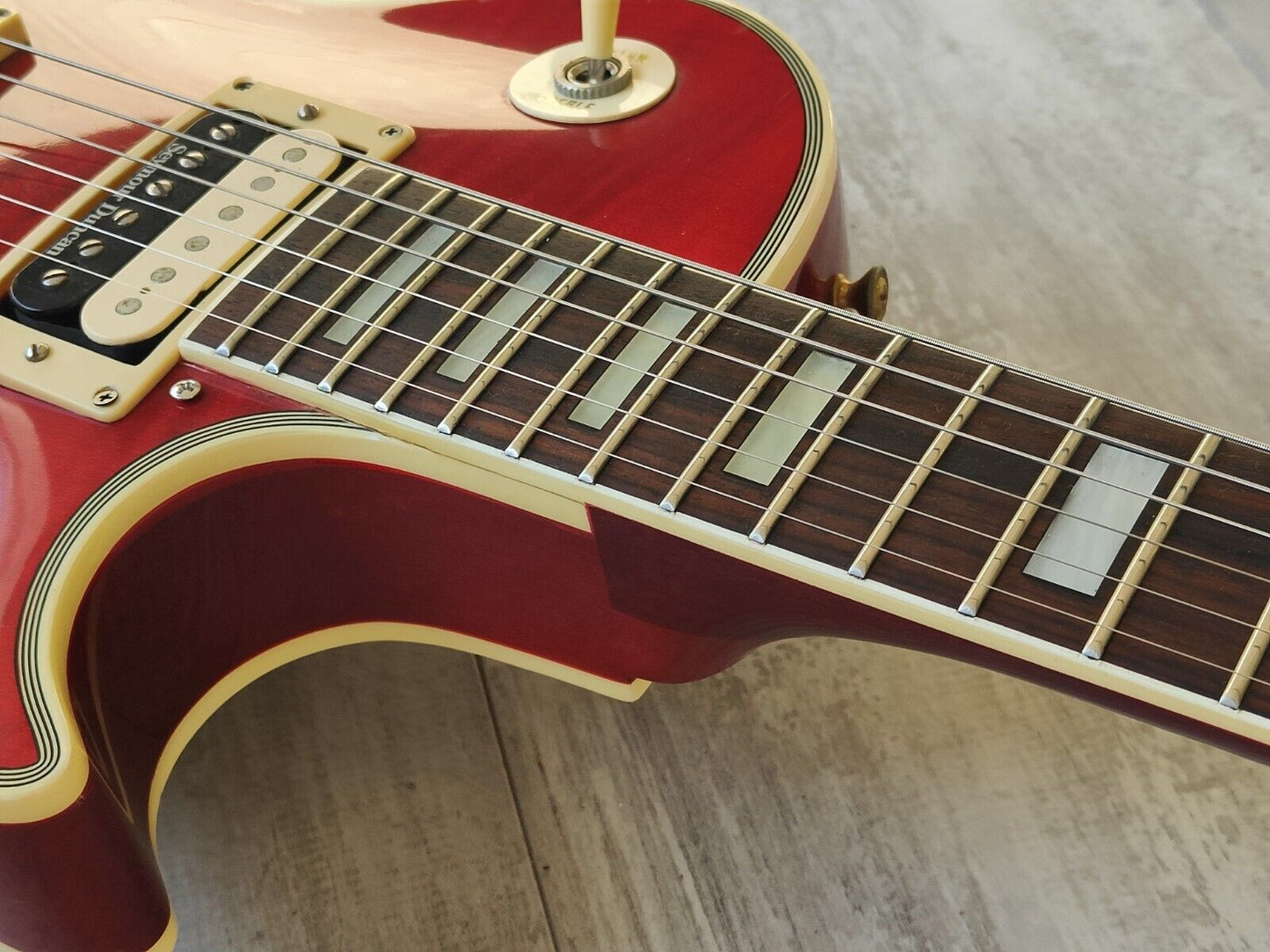 1987 Greco Japan EGC Custom Order Les Paul Custom (Flame Red)