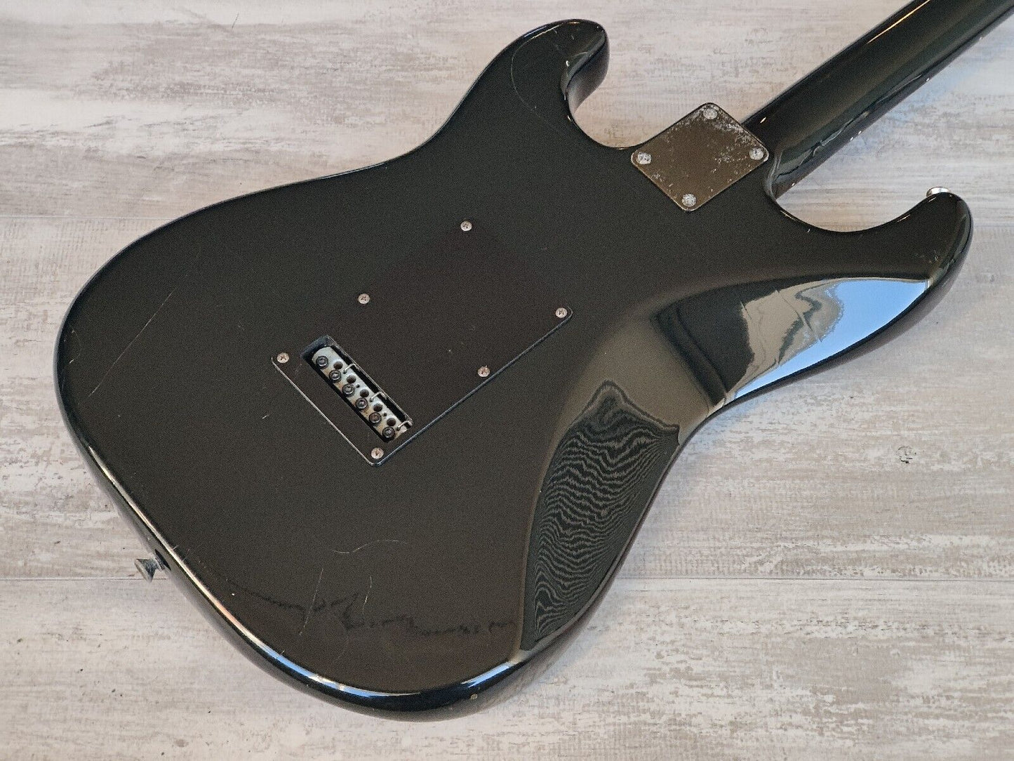 1984 Squier Japan ST-552 JV Series HH Contemporary Stratocaster (Black)